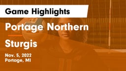 Portage Northern  vs Sturgis  Game Highlights - Nov. 5, 2022