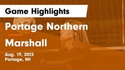 Portage Northern  vs Marshall  Game Highlights - Aug. 19, 2023