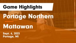 Portage Northern  vs Mattawan  Game Highlights - Sept. 6, 2023