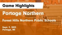 Portage Northern  vs Forest Hills Northern Public Schools Game Highlights - Sept. 9, 2023
