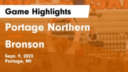 Portage Northern  vs Bronson  Game Highlights - Sept. 9, 2023