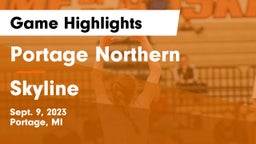 Portage Northern  vs Skyline  Game Highlights - Sept. 9, 2023