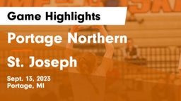 Portage Northern  vs St. Joseph  Game Highlights - Sept. 13, 2023