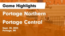 Portage Northern  vs Portage Central  Game Highlights - Sept. 20, 2023