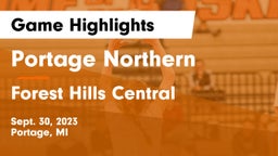 Portage Northern  vs Forest Hills Central  Game Highlights - Sept. 30, 2023