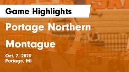Portage Northern  vs Montague  Game Highlights - Oct. 7, 2023