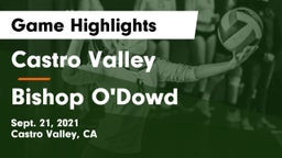 Castro Valley  vs Bishop O'Dowd  Game Highlights - Sept. 21, 2021
