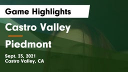Castro Valley  vs Piedmont  Game Highlights - Sept. 23, 2021