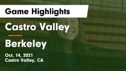 Castro Valley  vs Berkeley  Game Highlights - Oct. 14, 2021