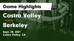Castro Valley  vs Berkeley  Game Highlights - Sept. 28, 2021
