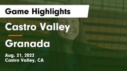 Castro Valley  vs Granada  Game Highlights - Aug. 21, 2022
