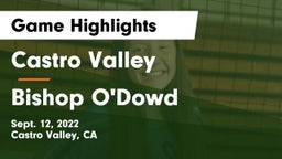 Castro Valley  vs Bishop O'Dowd  Game Highlights - Sept. 12, 2022
