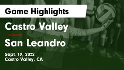 Castro Valley  vs San Leandro  Game Highlights - Sept. 19, 2022