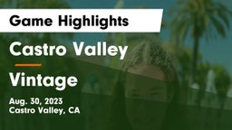 Castro Valley  vs Vintage  Game Highlights - Aug. 30, 2023