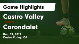 Castro Valley  vs Carondalet Game Highlights - Dec. 21, 2019