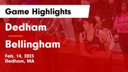 Dedham  vs Bellingham  Game Highlights - Feb. 14, 2023