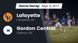 Recap: Lafayette  vs. Gordon Central   2017