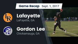 Recap: Lafayette  vs. Gordon Lee  2017