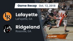 Recap: Lafayette  vs. Ridgeland  2018
