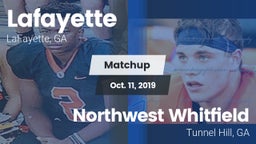 Matchup: Lafayette vs. Northwest Whitfield  2019