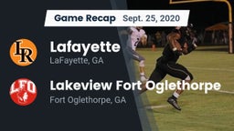 Recap: Lafayette  vs. Lakeview Fort Oglethorpe  2020