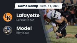 Recap: Lafayette  vs. Model  2020