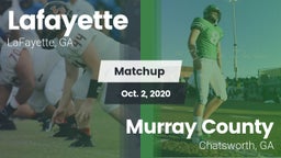 Matchup: Lafayette vs. Murray County  2020