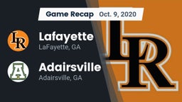 Recap: Lafayette  vs. Adairsville  2020