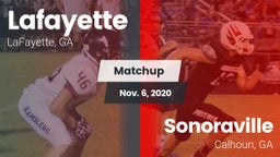 Matchup: Lafayette vs. Sonoraville  2020