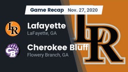 Recap: Lafayette  vs. Cherokee Bluff   2020