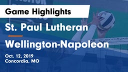 St. Paul Lutheran  vs Wellington-Napoleon  Game Highlights - Oct. 12, 2019