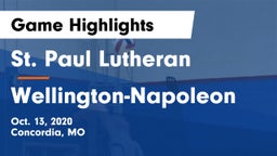 St. Paul Lutheran  vs Wellington-Napoleon  Game Highlights - Oct. 13, 2020
