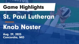 St. Paul Lutheran  vs Knob Noster  Game Highlights - Aug. 29, 2023