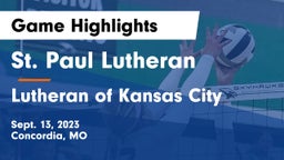 St. Paul Lutheran  vs Lutheran  of Kansas City Game Highlights - Sept. 13, 2023