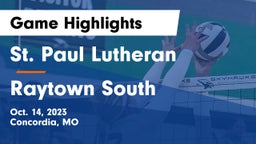 St. Paul Lutheran  vs Raytown South  Game Highlights - Oct. 14, 2023