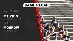 Recap: Mt. Zion  vs. Morrow  2016