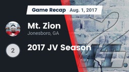 Recap: Mt. Zion  vs. 2017 JV Season 2017