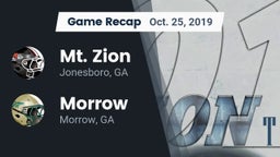 Recap: Mt. Zion  vs. Morrow  2019