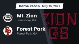 Recap: Mt. Zion  vs. Forest Park  2021