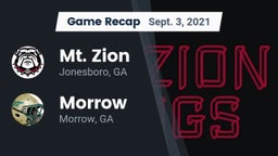 Recap: Mt. Zion  vs. Morrow  2021
