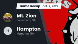 Recap: Mt. Zion  vs. Hampton  2022