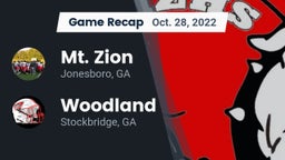 Recap: Mt. Zion  vs. Woodland  2022