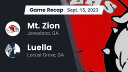 Recap: Mt. Zion  vs. Luella  2023