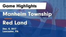 Manheim Township  vs Red Land  Game Highlights - Dec. 8, 2017
