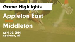 Appleton East  vs Middleton  Game Highlights - April 20, 2024