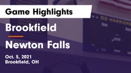 Brookfield  vs Newton Falls Game Highlights - Oct. 5, 2021