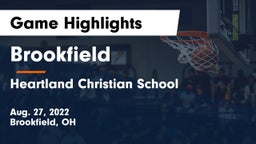 Brookfield  vs Heartland Christian School Game Highlights - Aug. 27, 2022