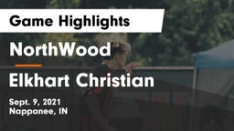 NorthWood  vs Elkhart Christian Game Highlights - Sept. 9, 2021