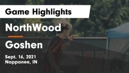 NorthWood  vs Goshen  Game Highlights - Sept. 16, 2021