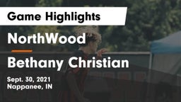 NorthWood  vs Bethany Christian Game Highlights - Sept. 30, 2021
